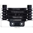 thumbnail image 2 of Yazoeia Motorcycle Oil Cooler, Universal Engine Oil Cooler Cooling Radiator Accessory for 125-250CC Motorcycles ATV Dirt Bike CJC912-20908, 2 of 9