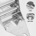 thumbnail image 3 of WHAMVOX Garage Door Bracket Replacement for Residential Door Sturdy Iron Silver Color Ensures Perfect Fit, 3 of 8