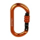 thumbnail image 2 of Mosquetones de escalada Cola 25KN Clips de Mosquetón de bloqueo grandes resistentes naranja, 2 of 8