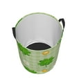 thumbnail image 5 of Uemuo St Patrick's Day11 Pattern Circular Laundry Hamper Basket with handles,Collapsible laundry basket,Large capacity laundry hamper,Laundry Organizer-Small, 5 of 8