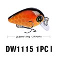 thumbnail image 4 of Bangcool 5 Pcs Appâts de Pêche Réalistes Leurres de Pêche en Plastique Popper Crankbaits de Pêche, 4 of 10