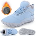 thumbnail image 1 of Zapatos Piel Cálidos Botas Nieve Descalzas Felpa Invierno Antideslizantes para Hombres Y Mujeres, 1 of 9