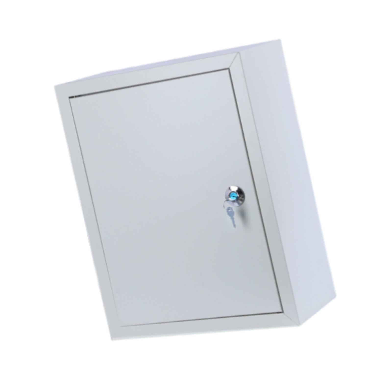 JISADER Outdoor Electrical Box Waterproof Junction Box Wear Resistant Metal with Lock Distribution Case for Home Indoor Shopping Mall 25cmx16cmx30cm