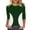 Army Green-Shirts, variant on Womens 3/4 Length Sleeve Tops Summer Round Neck Shirts Trendy Graphic Petite Blouses Flowy Elegant Tunic Top S-2XL