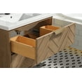 thumbnail image 4 of Carlsbad 30" Floating Bathroom Vanity Weathered Fir, 4 of 9