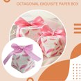 thumbnail image 3 of Bewildely 50 Uds. Caja de dulces para galletas, cajas de recuerdos de boda, hermosos invitados de cumpleaños octogonales, suministros para fiestas y Kits de decoración para fiestas Rosa Bewildely HA080726-02, 3 of 6