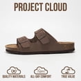 thumbnail image 3 of Sandalias Planas para Mujer Project Cloud Venita Tan de Cuero Genuino, 3 of 6