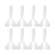 thumbnail image 1 of 8 piezas de cebos blandos para morder, regalo para amantes de la pesca, cebos blandos de PVC para la cola de la foca. blanco lechoso, 1 of 8