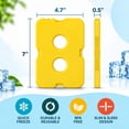 thumbnail image 6 of Healthy Packers Healthy Packers Ice Pack for Lunch Box - Freezer Packs - Original Cool Pack | Slim & Long-Lasting Ice Packs for Your Lunch or Cooler Bag (4 Pack -Colored), 6 of 7