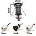 thumbnail image 4 of Black 9pcs 12V 1W Mini LED Spotlight Recessed Spotlights for Kitchen Stairs Closet Corridor DIY Lighting Warm White Cold White Showcase Small Ceiling, 4 of 5