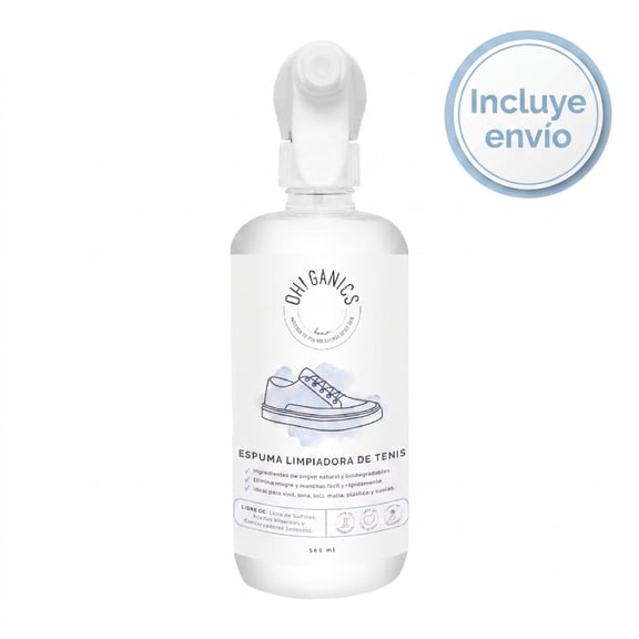 Limpiador de Zapatos en Espuma 500 ml