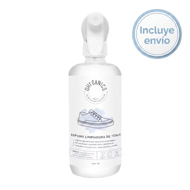 Limpiador de Zapatos en Espuma 500 ml
