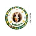 thumbnail image 3 of TIELUTT Round Easter Bunny Shaped Welcome Mat 2026 Easter Absorbent and Wear Mat Round Easter Rug Leather Throw Blanket Furry Rugs Fuzzy Blanket for Bed Loose Knit Blanket Washable Carpets for Living, 3 of 8
