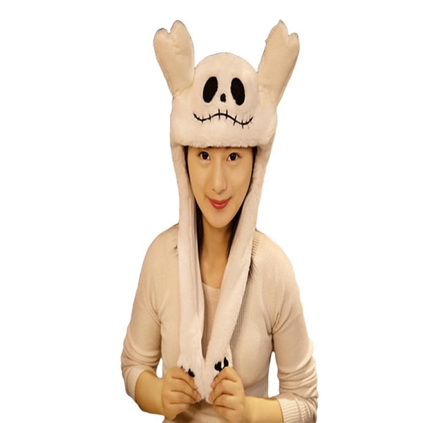Salto Con Orejas Para Mujer Y Niña, Gorro De Animal, Gorro Con Bolsa De Aire, Gorro De Felpa Con Orejas Para Interiores Y Exteriores, Diadema Para Halloween Vogacara HA044582-04