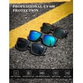 thumbnail image 2 of Gafas de sol KALIYADI Polarized UV400 Classic Matte Black, paquete de 3, 2 of 6