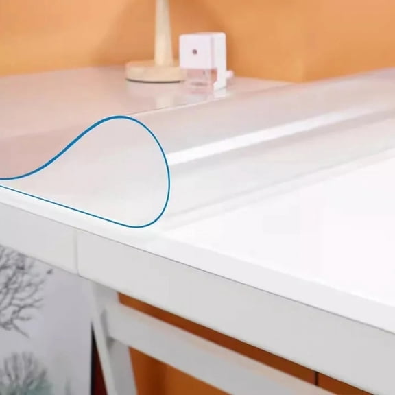 PVC Tablecloth Transparent Dining table cloth with kitchen Waterproof Oilproof tablecloths Soft glass rectangular table mat1.0mm