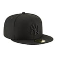 thumbnail image 1 of GORRA NEW ERA 59FIFTY 7 3/8 NEW YORK YANKEES BLACK ON BLACK 10047322, 1 of 3