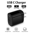 thumbnail image 5 of USB C Charger Wall Charger Block,AILKIN PD 20W Type C Block Charger Fast Charging Charger Plug Power Adapter USB C Brick Cube For Android Phone Fast Charger Block, 5 of 6