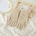 thumbnail image 4 of Besolor Women's Winter Touch Screen Gloves, Warm Fleece Lined Thick Knit Gloves for Cold Weather, 4 of 5