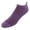 Purple, variant on Cushioned Footbed Cozy Ankle Socks (1 Pair) (Men)