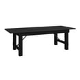 thumbnail image 2 of Flash Furniture HERCULES Wooden Farmhouse Folding Table 40" x 96" Black Wash (XAF96X40BW), 2 of 16