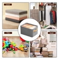 thumbnail image 4 of Aminojy Fabric Closet Storage Bins, Decorative Linen Closet Baskets with Handles, Closet Shelf Organizer for Closet Organizing, Shelf, Clothes, Home, Office Storage Box Home Daily Deals, 4 of 9