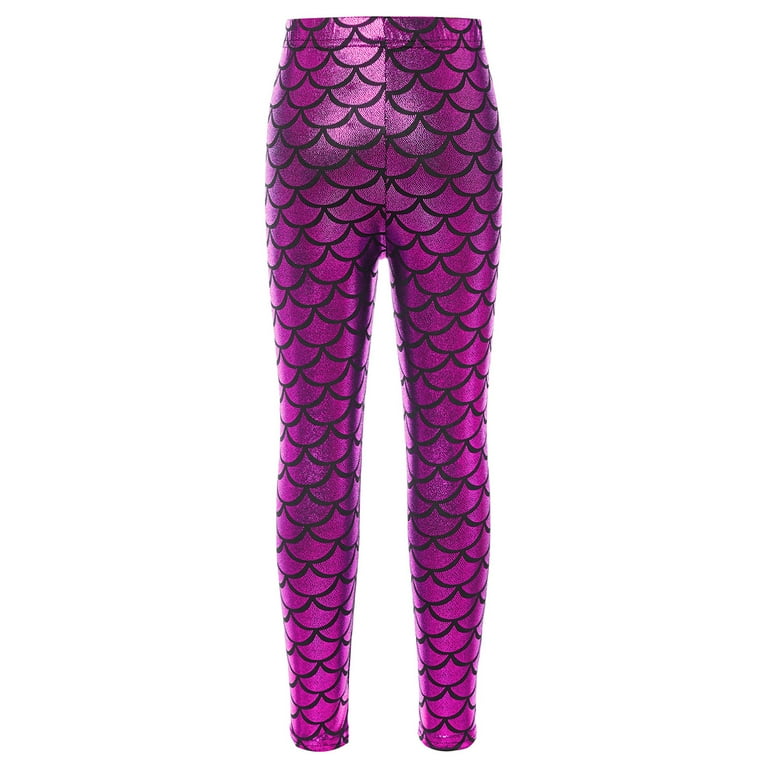Mermaid print leggings toddler hotsell