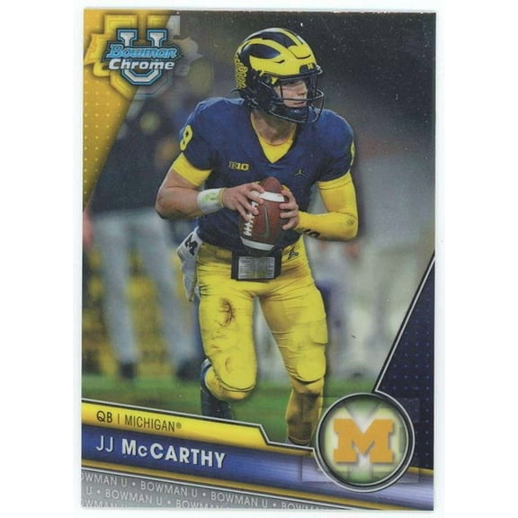 NFL 2023 Bowman Chrome U   JJ McCarthy #124 (Rookie)