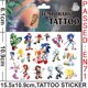 thumbnail image 4 of Pegatinas de tatuaje de dibujos animados de Sonic The Hedgehog, pegatinas impermeables de anime, lindas pegatinas para fiestas de cumpleaños, decoración, regalo para niños, 4 of 5