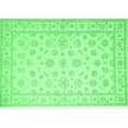 thumbnail image 1 of Ahgly Company Indoor Rectangle Oriental Emerald Green Traditional Area Rugs, 7' x 9', 1 of 4