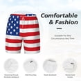 thumbnail image 5 of Lsque Mens Swim Trunks America Flags3 Pattern - Bathing Suit Compression Liner - Beach Swim Shorts Swimwear - (S-3XL) - Stretch Quick Dry -X-Large, 5 of 9