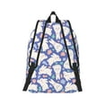 thumbnail image 7 of Easygd Cute White Rabbit Canvas Backpack: Stylish, Lightweight, and Versatile with Large Capacity and Adjustable Straps –, 7 of 7