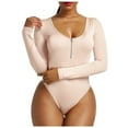 thumbnail image 1 of Combinaison à Manches Longues Mode Décontractée Couleur Unie Pull Col Rond, 1 of 9