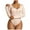Beige, variant on Womens Bodysuits Clearance Bib Pants Coverall Undershirts Onepiece Leotard Crotchless Lingerie ,Blue,Xxl