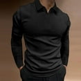 thumbnail image 2 of Mlzmgr Golf Shirts for Men Long Sleeve V Neck Pullover Mens Shirts Business Casual Daily Wear Tops, 2 of 3