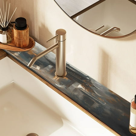 

Faucet Mat for Kitchen Sink 30 Sink Splash Guard Mat Super Absorbent Fast Drying Drain Pad Entrance To Ancient Chinese Temple 2 Pack