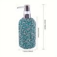 thumbnail image 5 of Elegant 500ml Refillable Sparkling Diamond-Encrusted Soap Dispenser - Press-Type Bottle for Shampoo, Body Wash & Lotion - Bathroom Accessory, 5 of 17