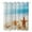 style-3, variant on Beach Starfish Shells Luxury Window Curtains Blinds for Living Room Kids Bedroom Bathroom Kicthen Door Home Decor 2 Panels