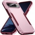 thumbnail image 1 of KOMI Red, 9Pro, Case for Google Pixel 9/ 9Pro/ 9ProXL, Heavy Duty Dual-Layer Protection, PC Shockproof Phone Case with Matte Design Anti -Fall, 1 of 5