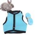thumbnail image 1 of Arnés Ajustable Mini Chaleco Para Mascotas, Conjunto De Arnés Y Correa, Correa De Malla Para Mascotas Para Conejos, Cobayas, 1 of 7