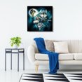 thumbnail image 2 of Peggybuy 5D DIY Full Drill Diamond Painting Night Wolves Cross Stitch Embroidery Set, 2 of 9