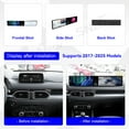 thumbnail image 2 of SNATEEN Dual 12.3 inch Carplay Screen/Radio/Multimedia Player for Mazda CX-5 2017-2025 Universal Car Navigation/GPS Upgrade Headunit Android Display 1080P Touch Screen Replace System, 2 of 16