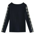 thumbnail image 2 of Richie House Girls' Long Sleeve Knit Top RH1802, 2 of 2