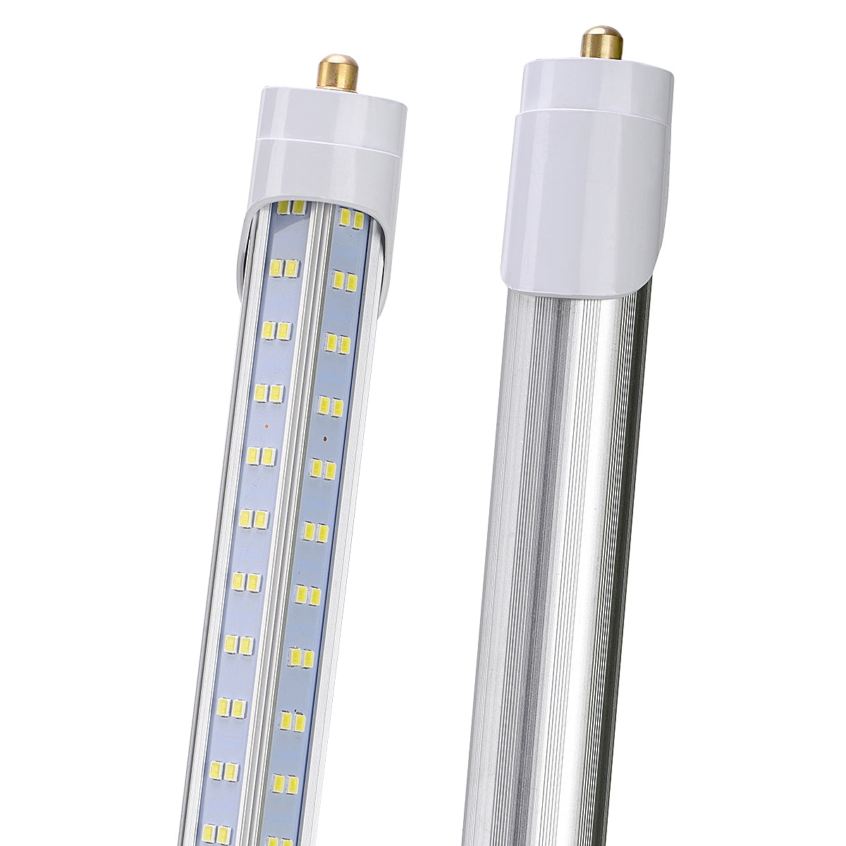 20 PCS T8 T10 T12 8FT LED Tube Light Bulbs, 150W 18800LM, 6000K Cold White, Single Pin Fa8 LED Replacement for Fluorescent Fixture, Clear , Ballast Bypass, Warehouse Workshop Garage Lights