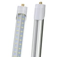 thumbnail image 3 of 20 PCS T8 T10 T12 8FT LED Tube Light Bulbs, 150W 18800LM, 6000K Cold White, Single Pin Fa8 LED Replacement for Fluorescent Fixture, Clear , Ballast Bypass, Warehouse Workshop Garage Lights, 3 of 6