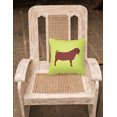 thumbnail image 2 of Carolines Treasures BB7717PW1414 Kalahari Red Goat Green Fabric Decorative Pillow, 14 x 14 in., 2 of 2