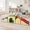 multicolor, variant on SweHouse Foam Climbing Blocks for Toddlers, 4pcs Multicolor Soft Foam Climbers, PU Leather Climb, Crawl & Slide Activity Set