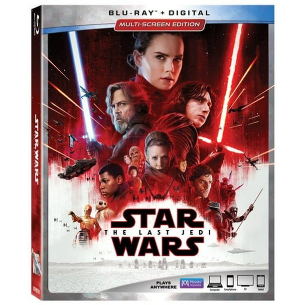 Star Wars Episode Viii The Last Jedi Blu Ray Walmart Com Walmart Com