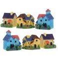 thumbnail image 4 of 6pcs Miniature House Model Flowerpot Decorative Ornaments Figurines Decor, 4 of 8