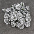 thumbnail image 4 of WEUVEB 100Ud Faux Rose En Plata Para Con Cabezas De Rosa De Seda, 4 of 8